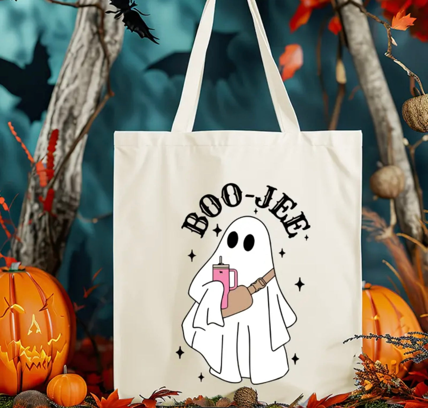 Halloween Canvas Tote Bag