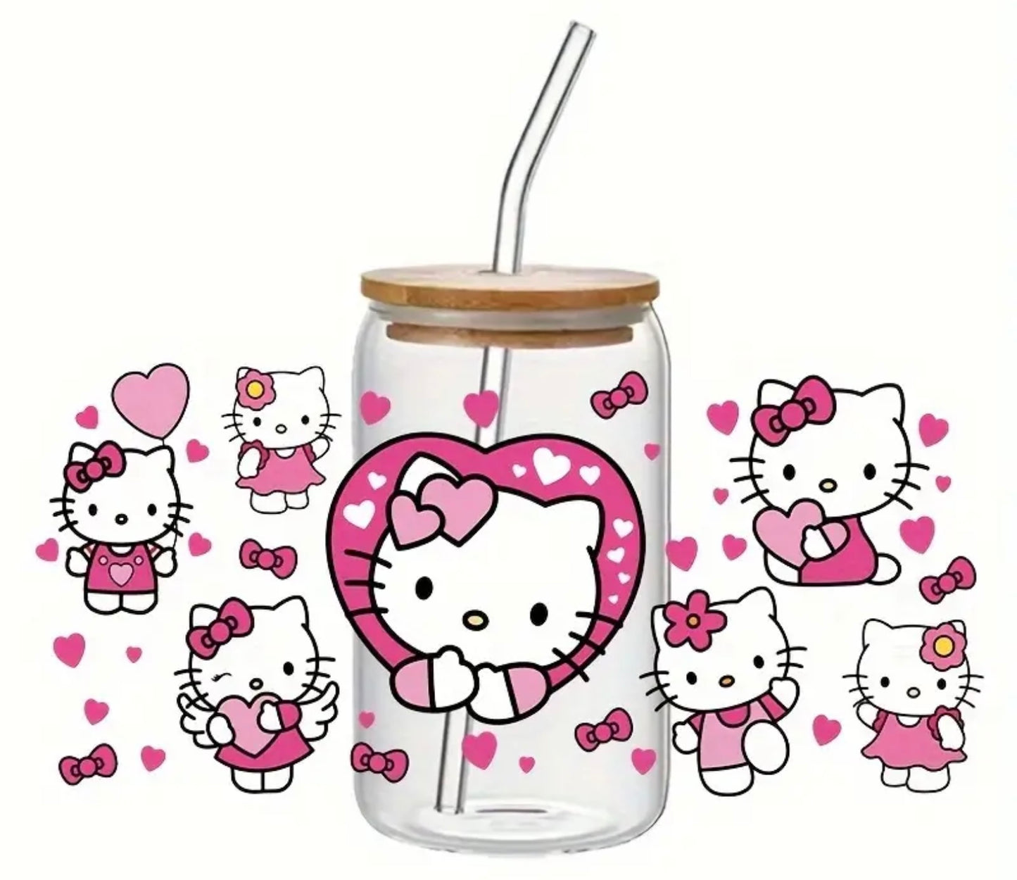 Hello Kitty Glass Cup